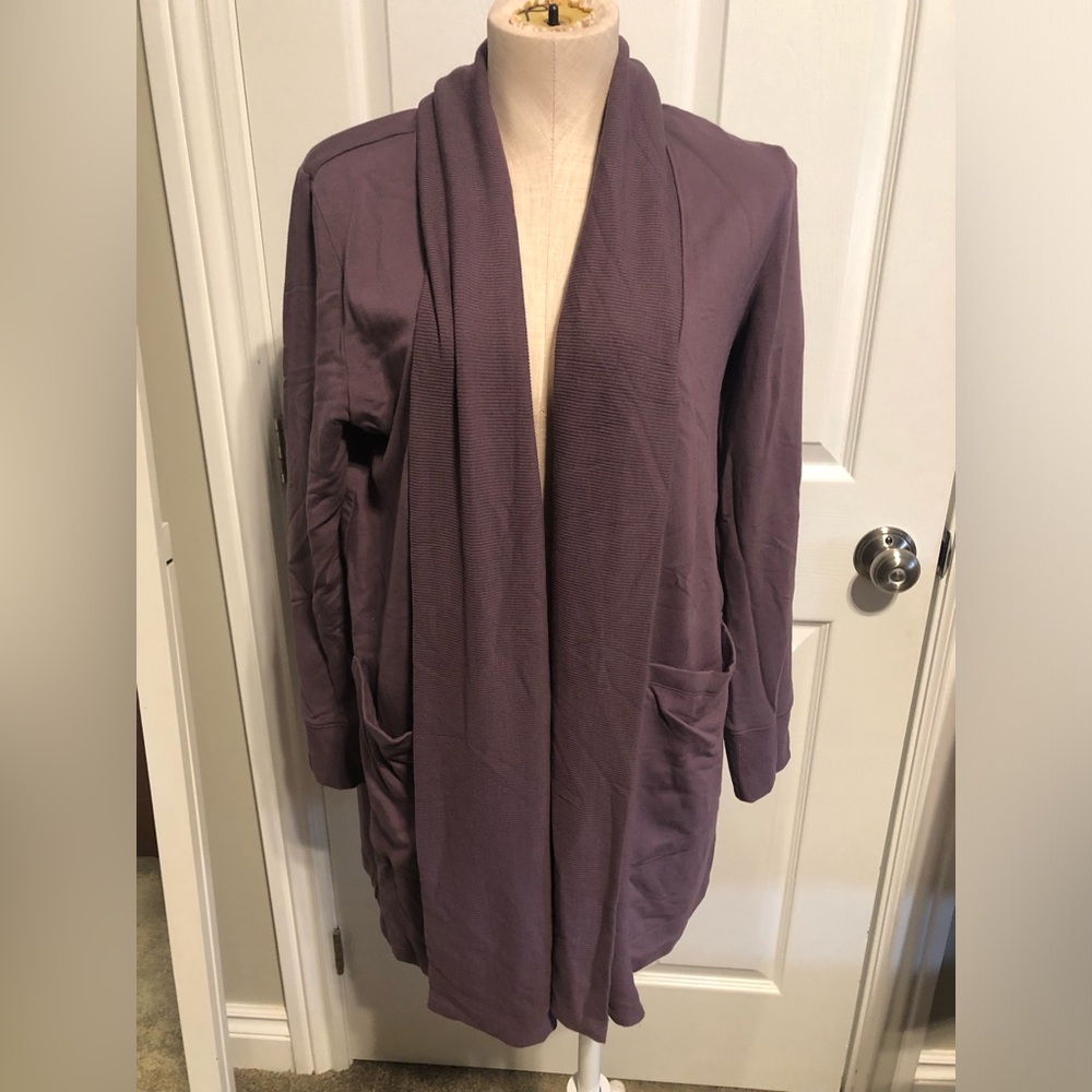Soma Women's Deep Purple Cardigan Sweater